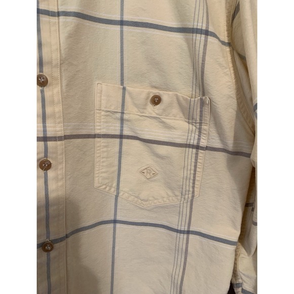 Roper Long Sleeve Button Down Shirt Men's‎ M Yellow Plaid Western Cowboy Rodeo - Picture 4 of 14